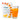 Trūspan Daily Longevity Complex Orange Splash Flavor Creatine and Amino Acids Drink Mix with a Glass of Drink.